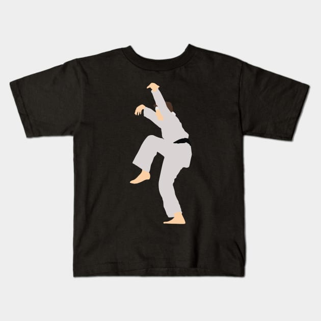 Crane Kick Kids T-Shirt by FutureSpaceDesigns